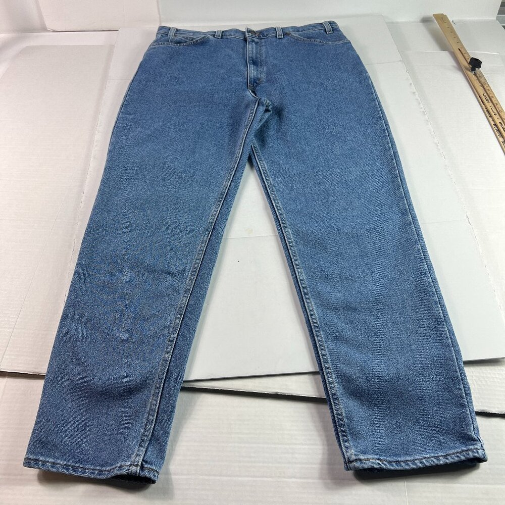 VTG 90s Levi's Jeans Men's 37x31* 540 Flex Relaxed Straight Blue Denim Tag 38x32